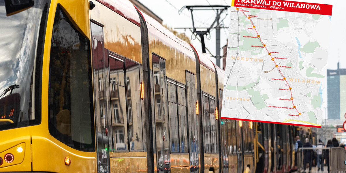 Budimex zbuduje linię dla szybkiego tramwaju do Wilanowa w Warszawie