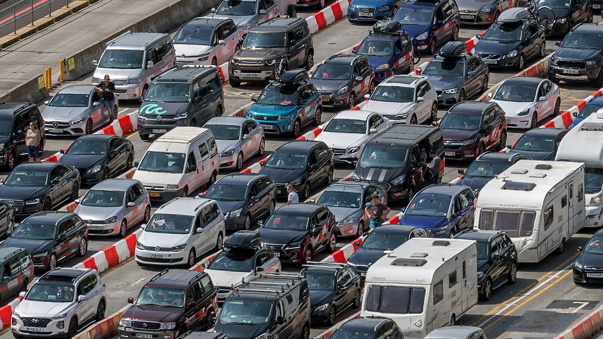 Potężne korki po brytyjskiej stronie kanału La Manche