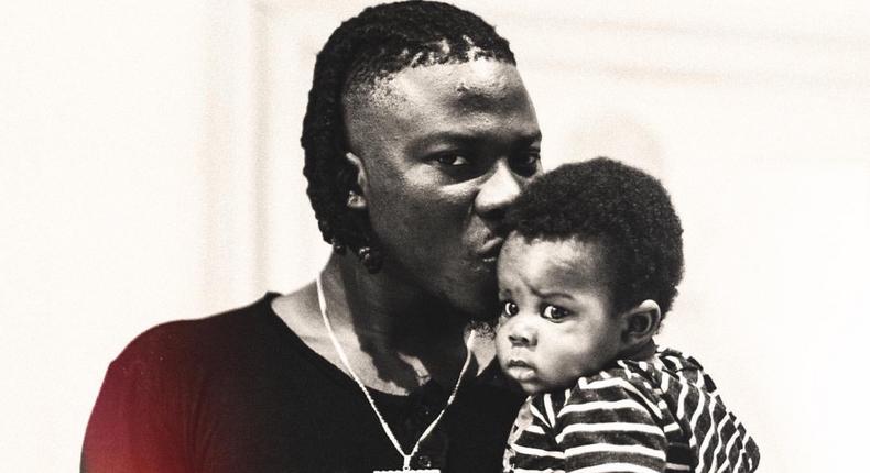 Stonebwoy and son