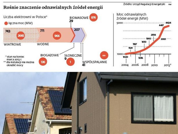 Rośnie znaczenie odnawialnych źródłeł energii