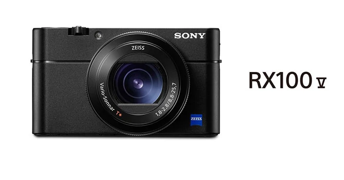 Sony RX100 Mark V - przykład aparatu kompaktowego premium z jednocalową matrycą.