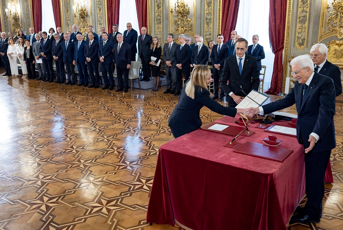 Ceremonia zaprzysiężenia rządu Giorgii Meloni