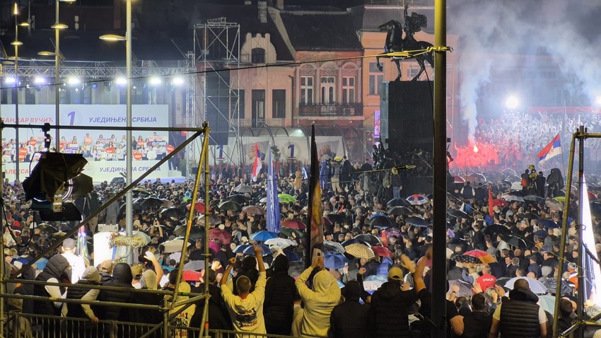 Predizborni skup liste "Ujedinjena Srbija" – Aleksandar Vučić“ u Nišu