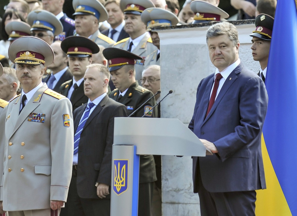 Petro Poroszenko. Fot. EPA/MYKOLA LAZARENKO/PRESIDENTIAL PRESS SERVICE/POOL