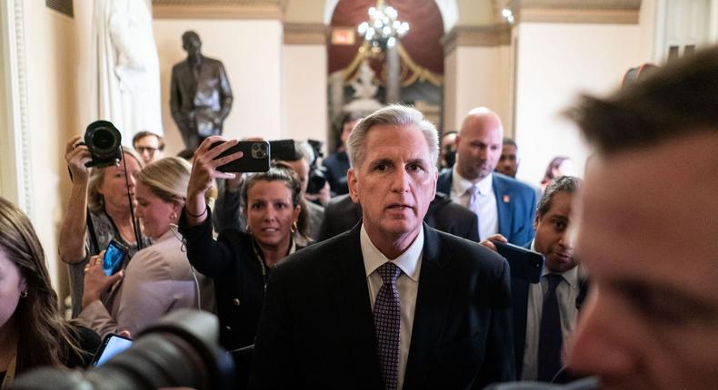Reports suggest that concessions Rep. Kevin McCarthy made to secure his Speaker seat involved promoting cuts to entitlement programs.Kent Nishimura /Los Angeles Times via Getty Image