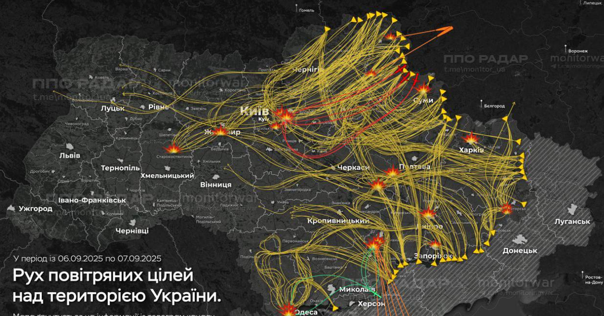 Noc tysiąca dronów! Największy nalot na Ukrainę od początku konfliktu
