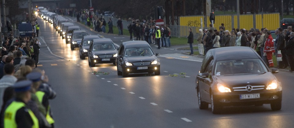 WARSZAWA KATASTROFA SAMOLOTU ULICE TRUMNY KONDUKT