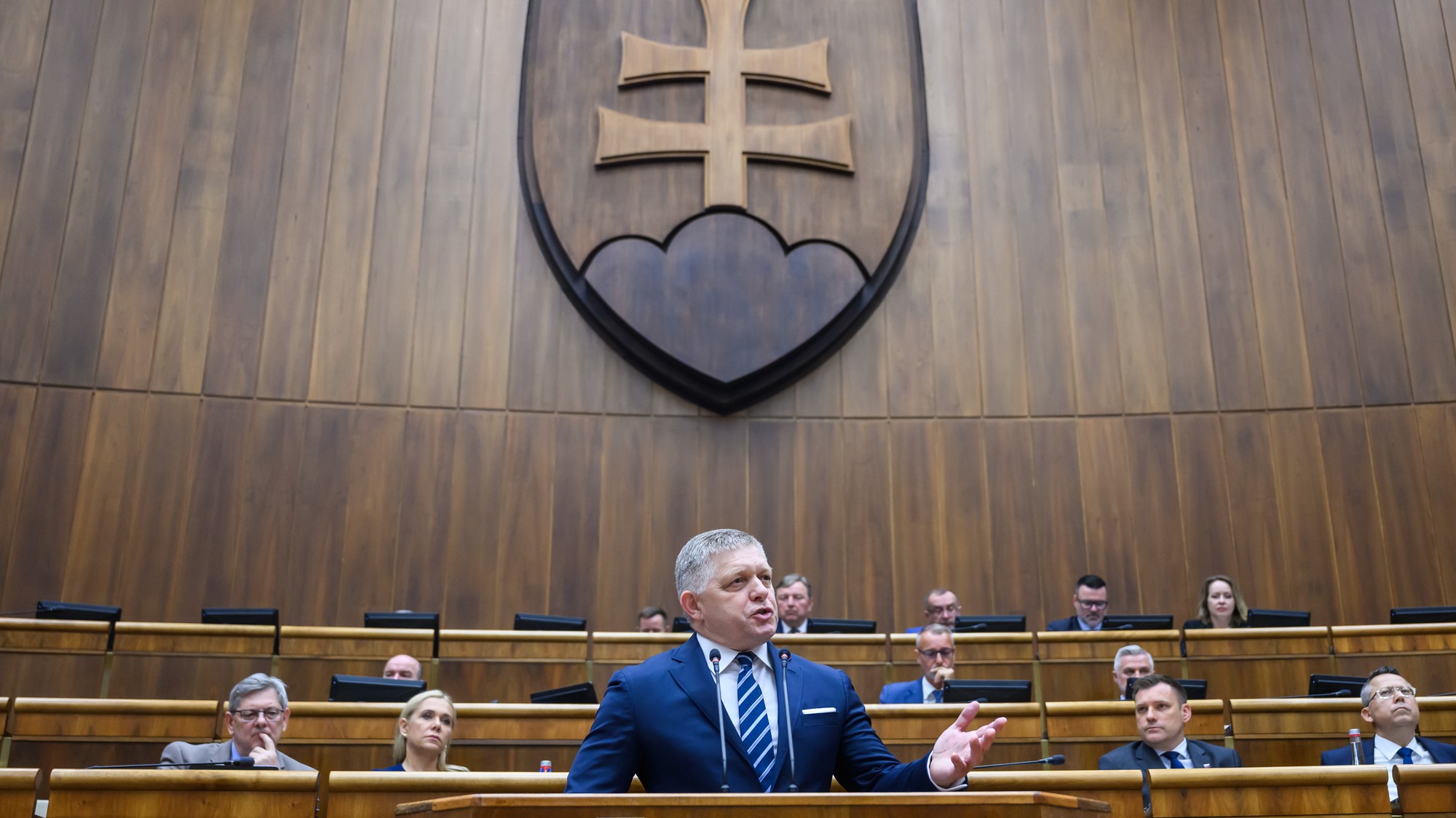 Predseda vlády SR Robert Fico (Smer-SD).