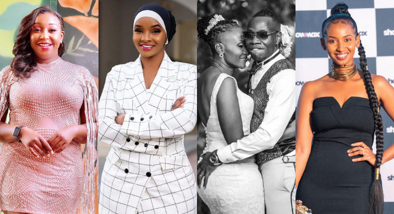 Betty Kyallo, Lulu Hassan, Guardian Angel and Esther Musila and Sarah Hassan (Instagram)
