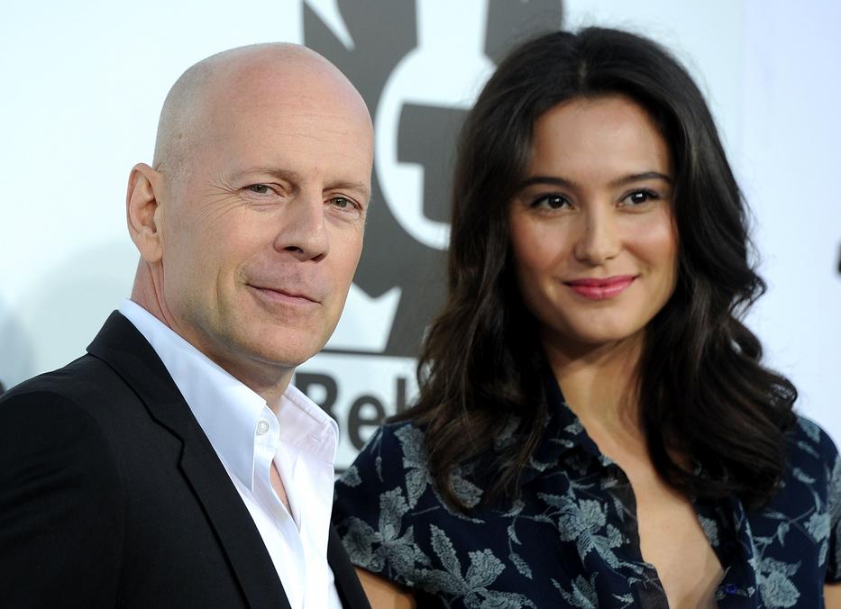 Itt még boldog Bruce Willis és felesége, Emma... Fotó: Getty Images