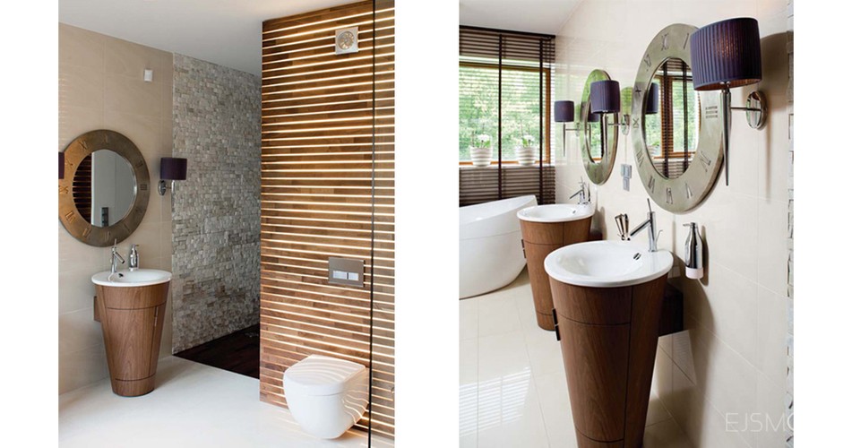 Nowoczesna łazienka - projekt Ejsmont