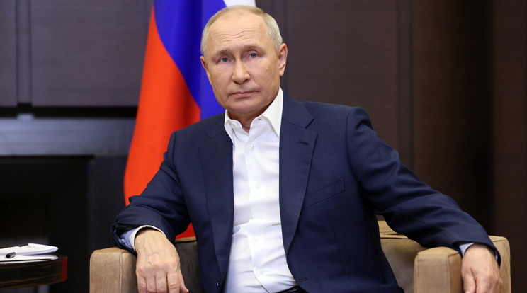 Putyin magabiztos, de kérdés az Orosz Föderáció lakosai meddig bírják/Fotó: MTI/EPA/MIKHAIL METZEL / SPUTNIK / KREMLIN POOL