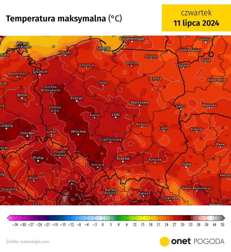 Następne upały możliwe są w drugiej dekadzie lipca