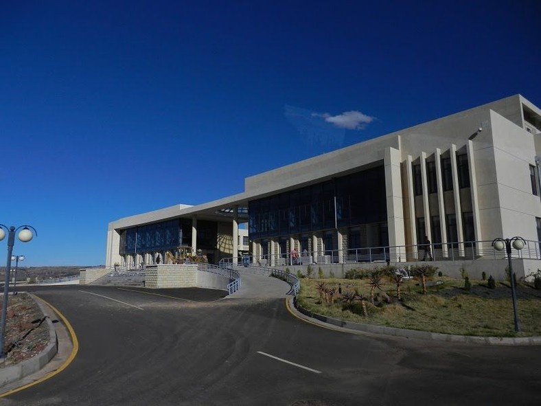 Lesotho's new parliament building outside Maseru