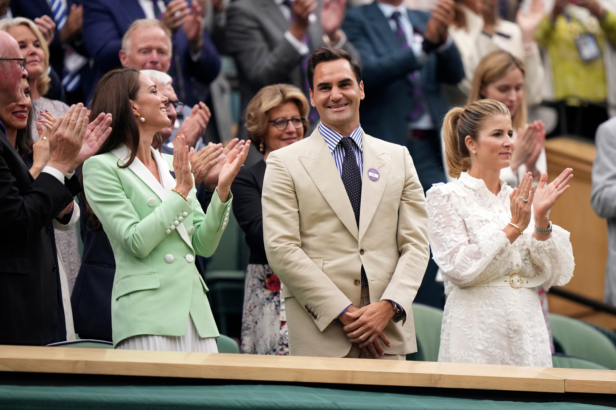Federerovcom robila spoločnosť princezná Kate.