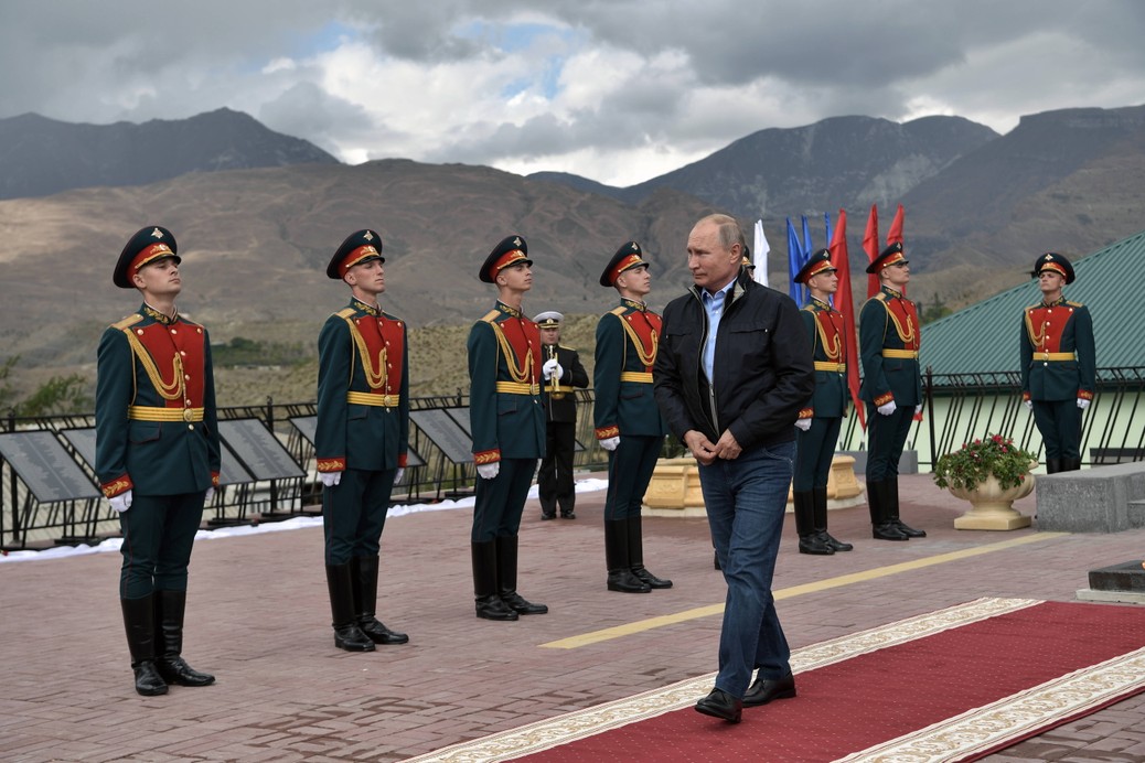 Władimir Putin w Dagestanie w 2019 r.