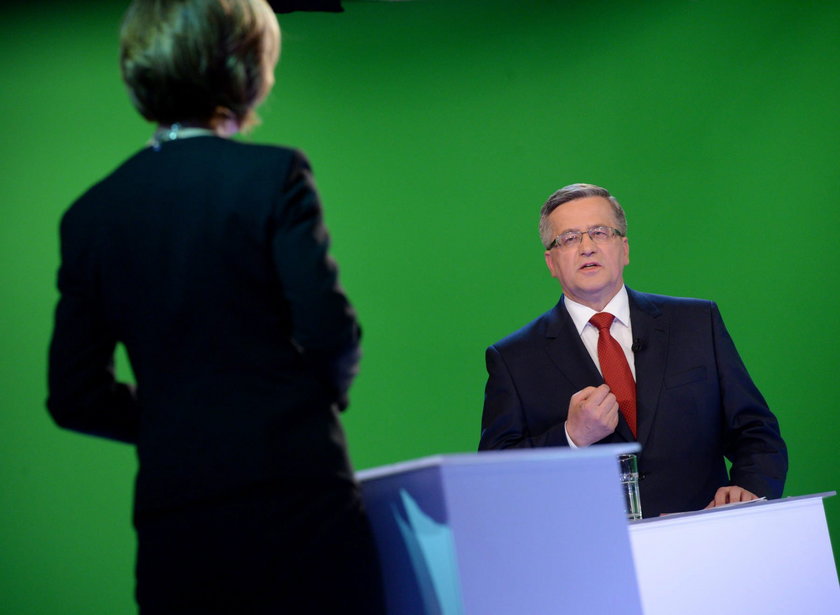 Najlepsze zdjęcia z debaty Duda-Komorowski