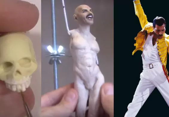 Zobacz, jak artystka tworzy ultrarealistyczną figurkę Freddiego Mercur'ego [WIDEO]