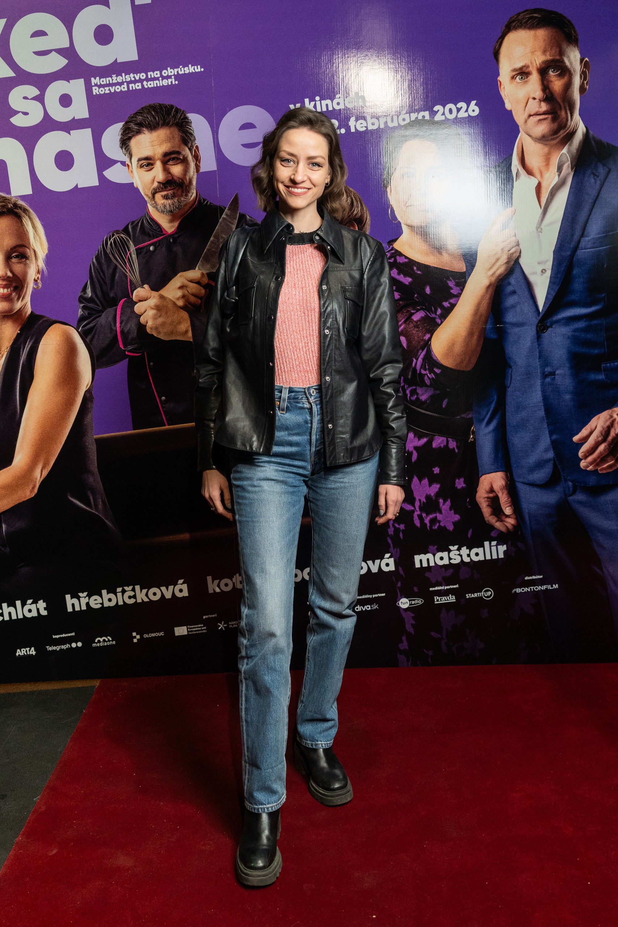 Barbara „Babsy“ Jagušák na premiére komédie Keď sa zhasne.