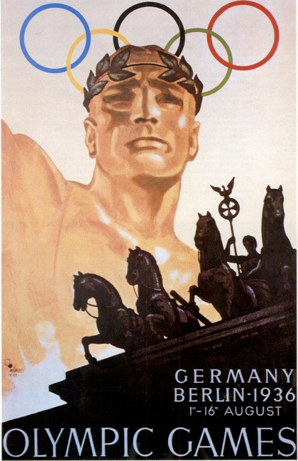Oficjalny plakat Olimpiady 1936 w Berlinie