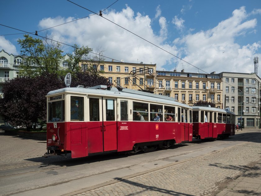 zabytkowy tramwaj, Łódź, 