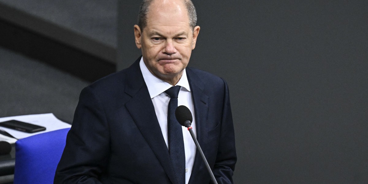 Kanclerz Niemiec Olaf Scholz 