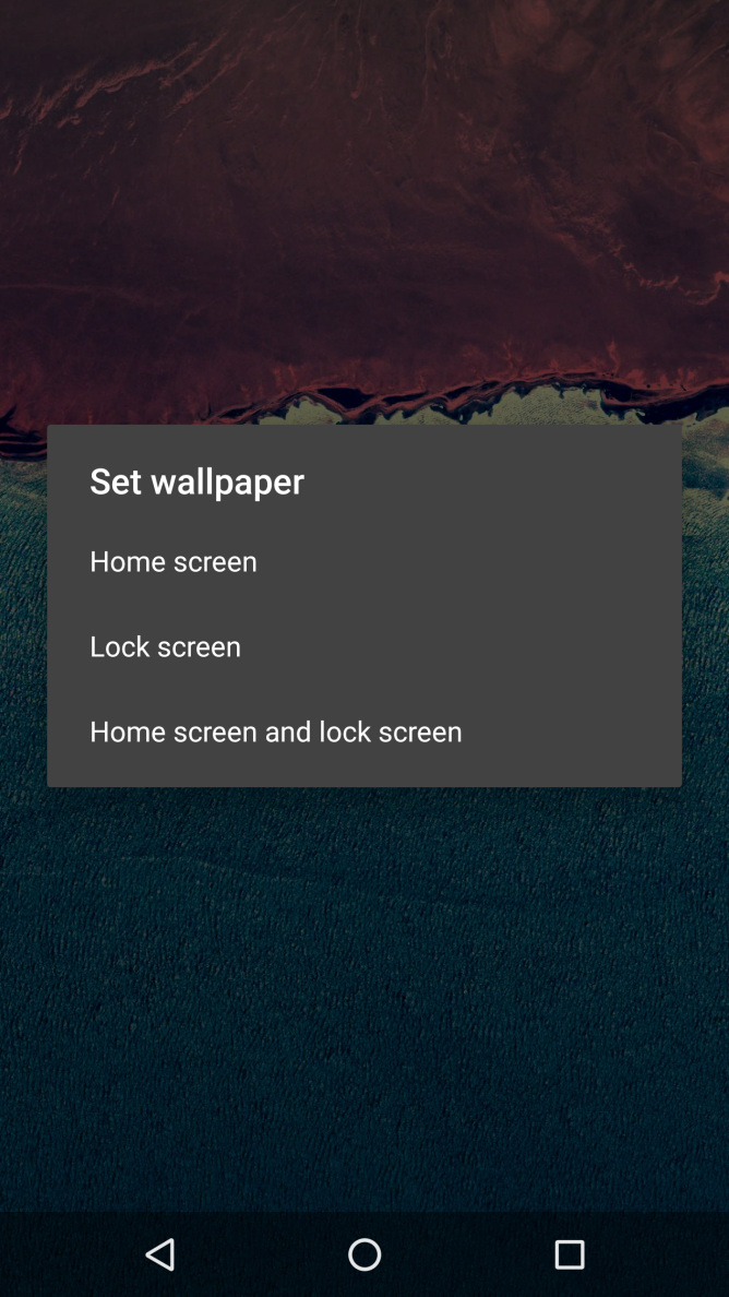 Android N pozwala ustawić osobne tapety na zablokowanym ekranie i startowym