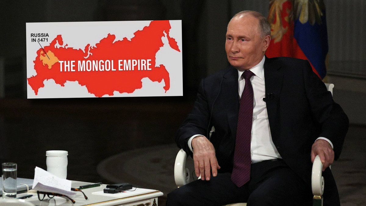 Władimirowi Putinowi odpowiedział były prezydent Mongolii. Pokazał mapy