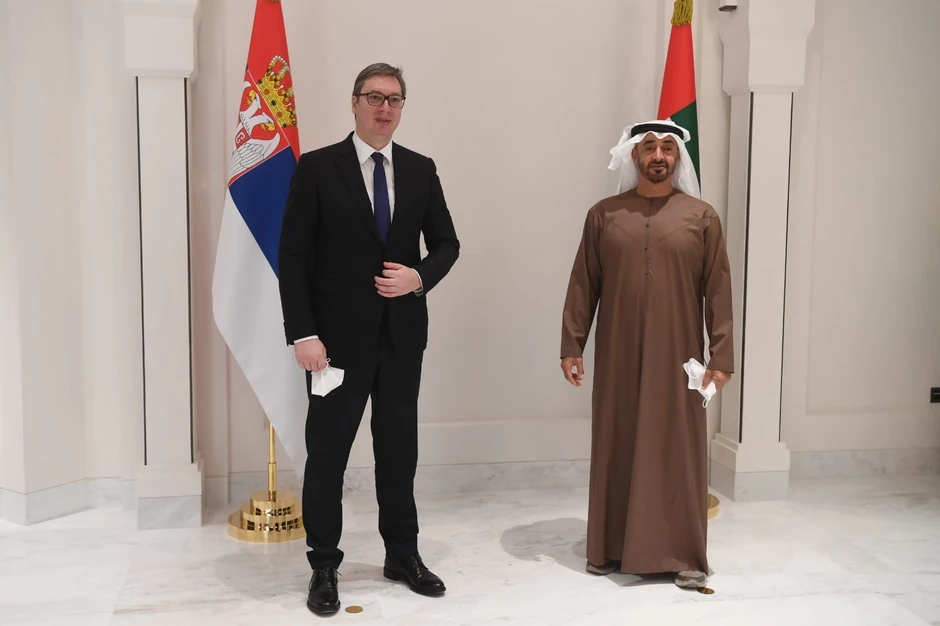 Aleksandar Vučić, Šeik Muhamed bin Zajed