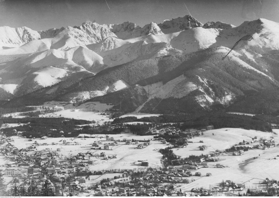 Panorama Zakopanego, lata 1910-1939