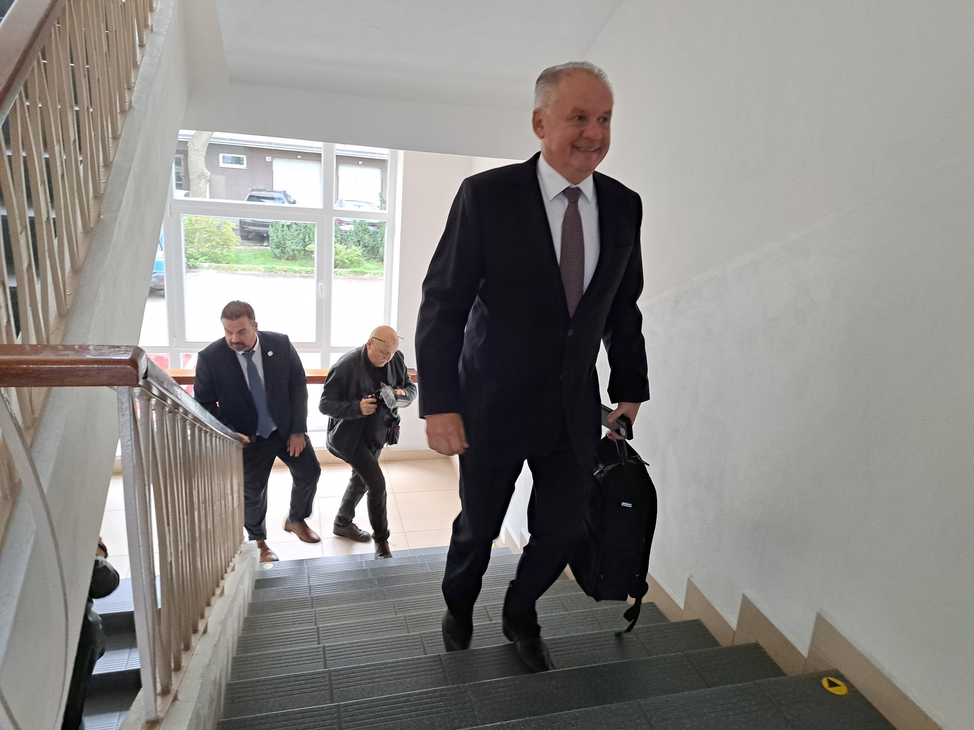 Na Okresnom súde Poprad v stredu 11. októbra 2023 pokračovalo súdne pojednávanie s bývalým prezidentom Andrejom Kiskom.