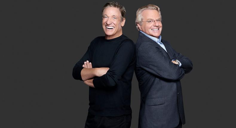 Maury Povich and Jerry Springer were friends.NBC/Getty Images