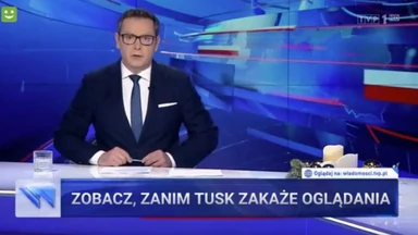 "Zobacz, zanim Tusk zakaże oglądania". Kolejny atak TVP