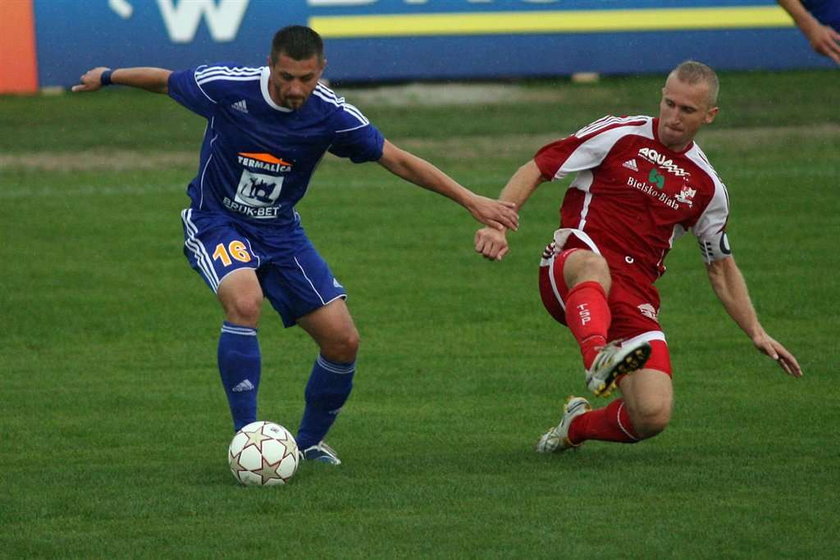 Termalica Bruk-Bet Nieciecza - Podbeskidzie 0:5 na inaugurację I ligi w Niecieczy