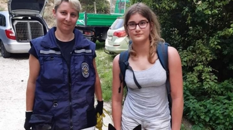 Kereskutya bukant a kislány nyomára /Fotó: Police 