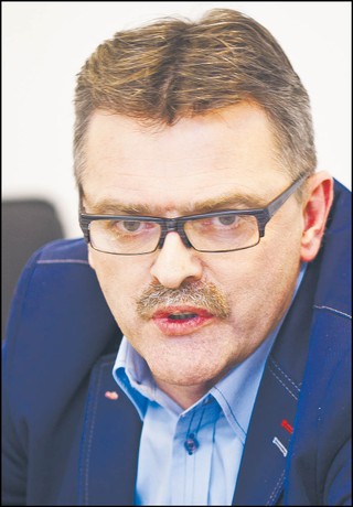 Robert Barabasz, przewodniczący NSZZ „Solidarność” w łódzkim urzędzie wojewódzkim