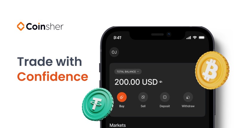 Coinsher banner