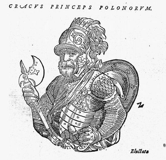 "Krak Książę Polaków" – według XVI-wiecznego historyka włoskiego Alessandro Guagnini - domena publiczna
