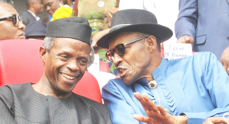 President Muhammadu Buhari and Vice President Yemi Osinbajo