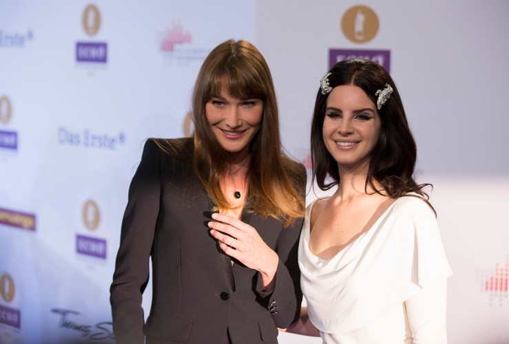 Carla Bruni i Lana Del Rey na gali German Echo – 21 marca 2013