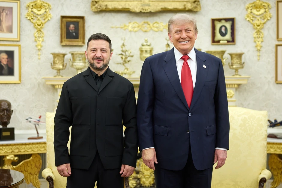 Volodimir Zelenski i Donald Trampu Vašingtonu 28. jula