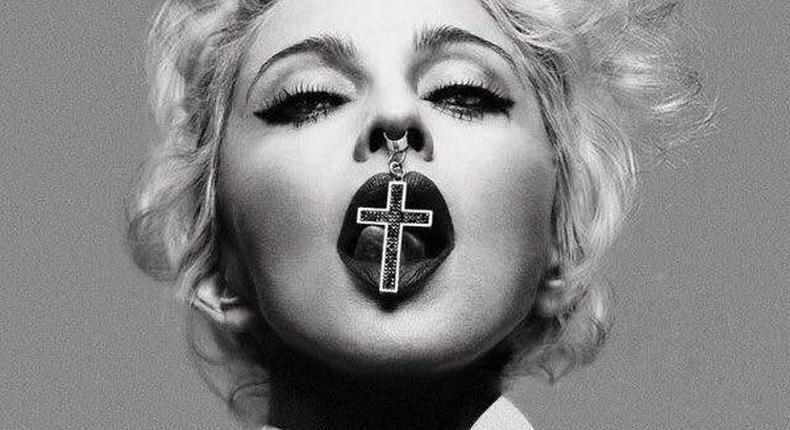 Madonna's cover for Rebel Heart