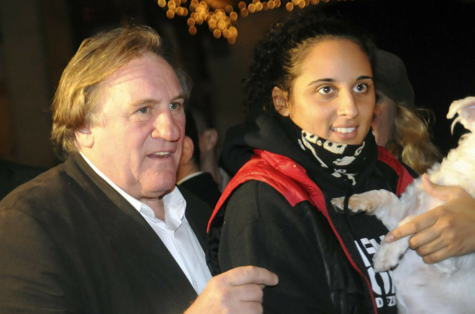 Gerard Depardieu z córką Roxanne