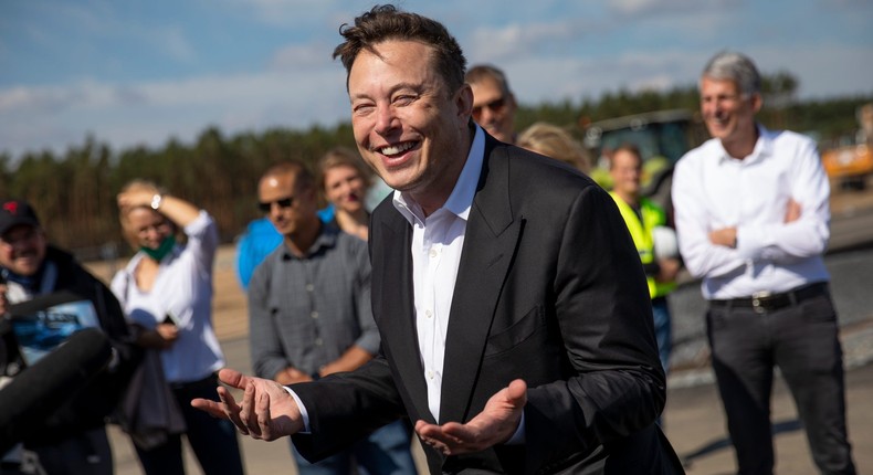 Tesla boss, Elon Musk.
