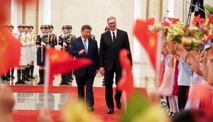 Aleksandar Vučić i Si Đinping