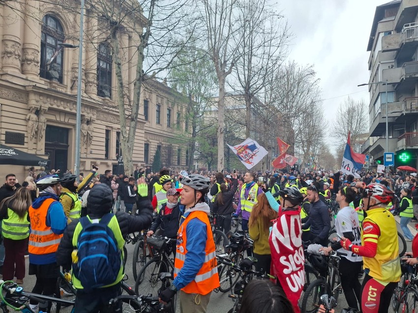 Doček studenata u Valjevu