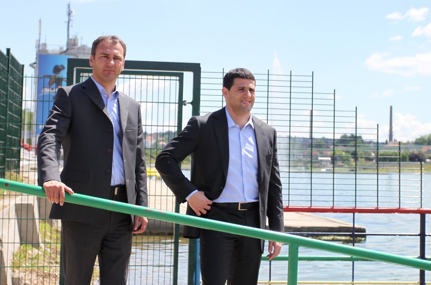 Direktor JP “Ada Ciganlija” Zoran Gajić i pomoćnik gradonačelnika Aleksandar Šapić su otvorili letnju sezonu