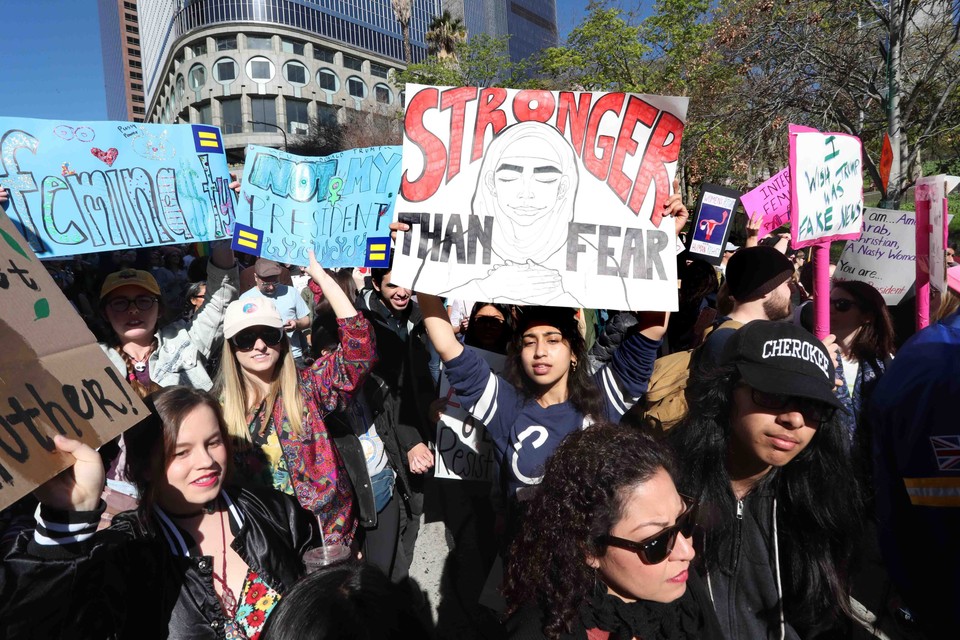 USA WOMEN'S MARCH (Woman's March protest against US President Donald Trump)