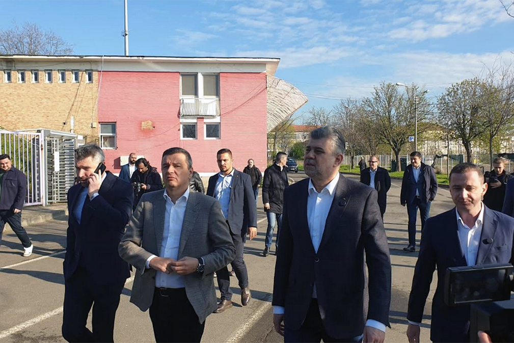 Sorin Grindeanu, Alfred Simonis, Marcel Ciolacu, Timisoara