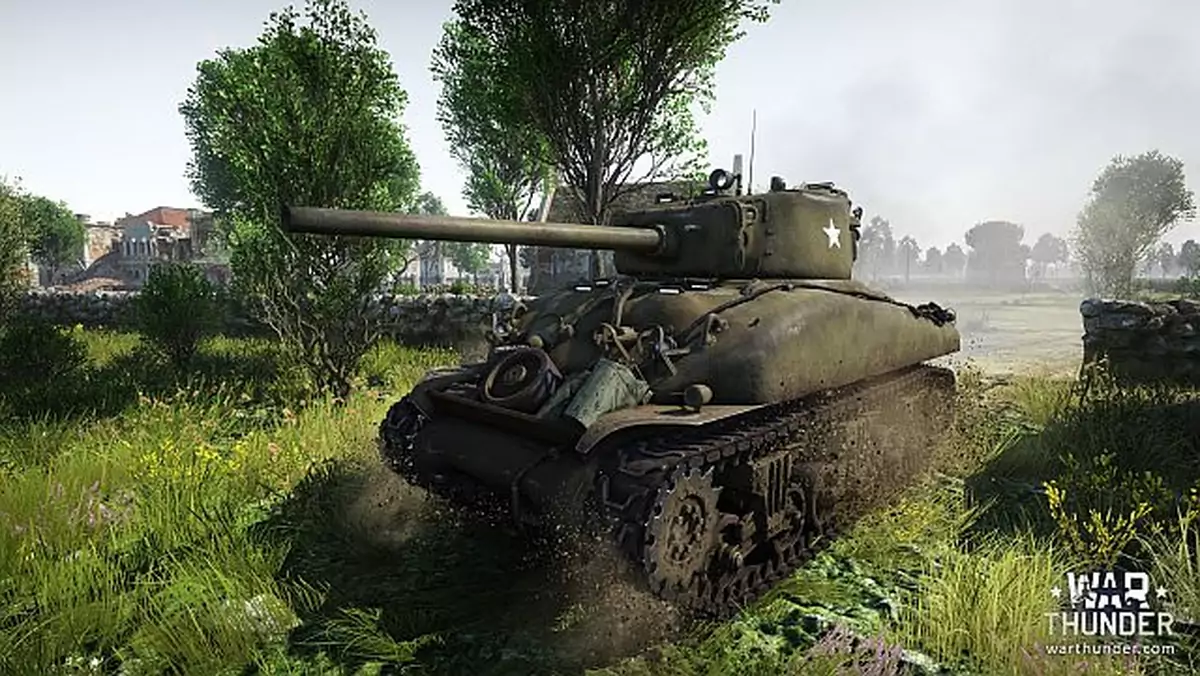 Amerykańskie czołgi nadjeżdzają do War Thunder